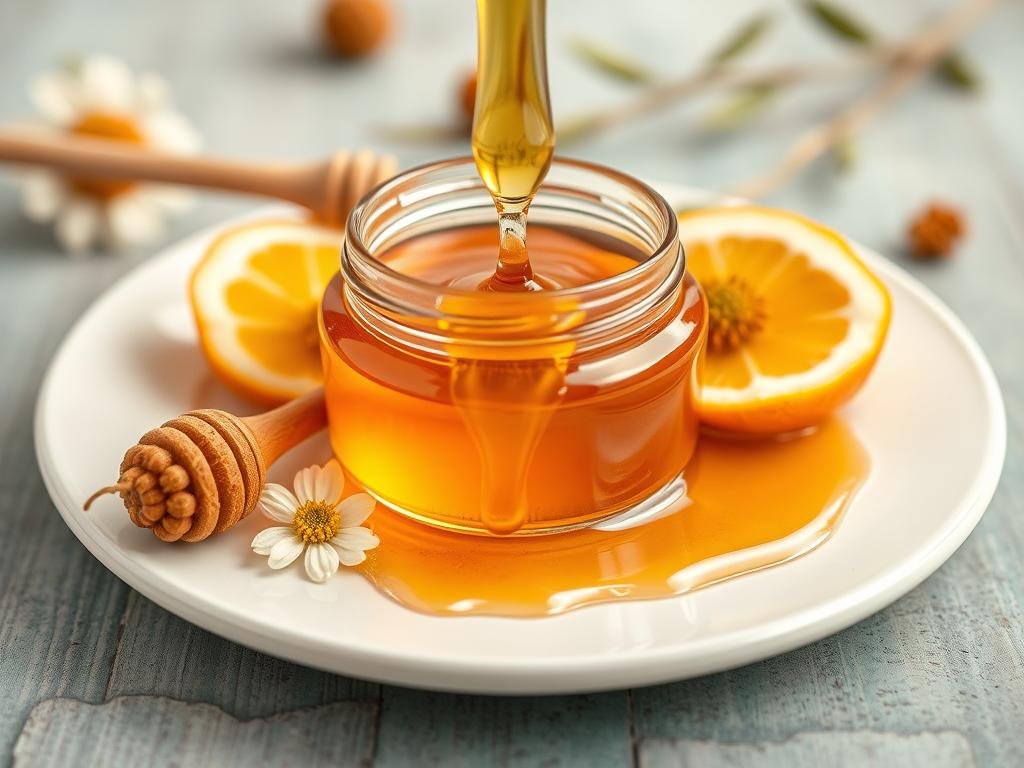 Immagina un trattamento di bellezza naturale con miele per il tuo viso