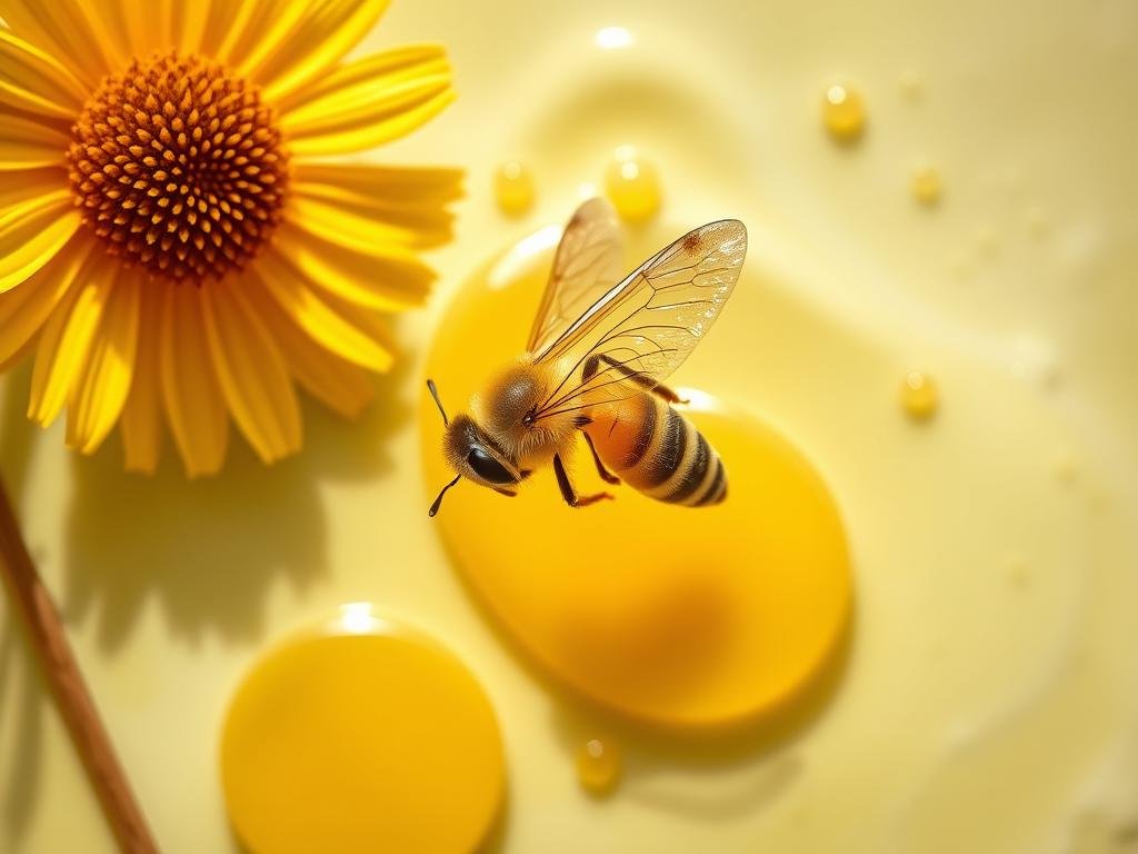 Immagina una routine di cura della pelle che include ingredienti naturali potenti come la pappa reale e il polline.