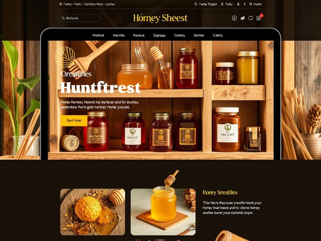 Immagina uno shop online di miele affidabile e di alta qualità