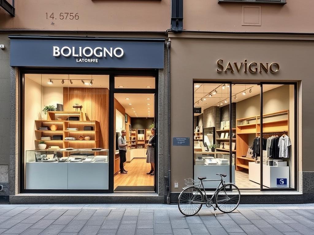 Immagine dei nostri punti vendita a Bologna e Savigno