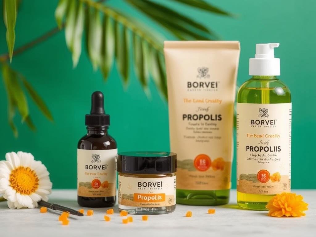 Immagine dei prodotti di propoli di Borvei per la salute oculare