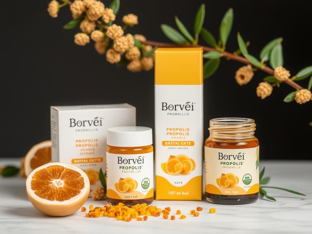 Immagine dei prodotti di propoli di Borvei