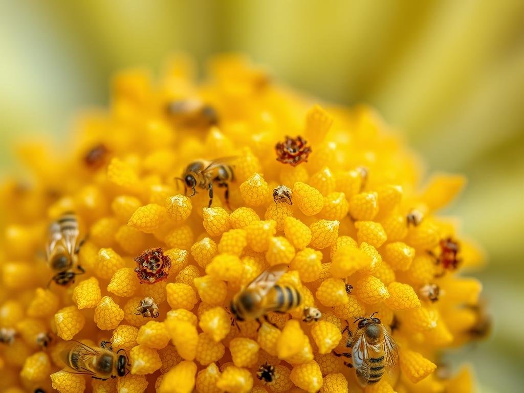 Immagine del polline d'api