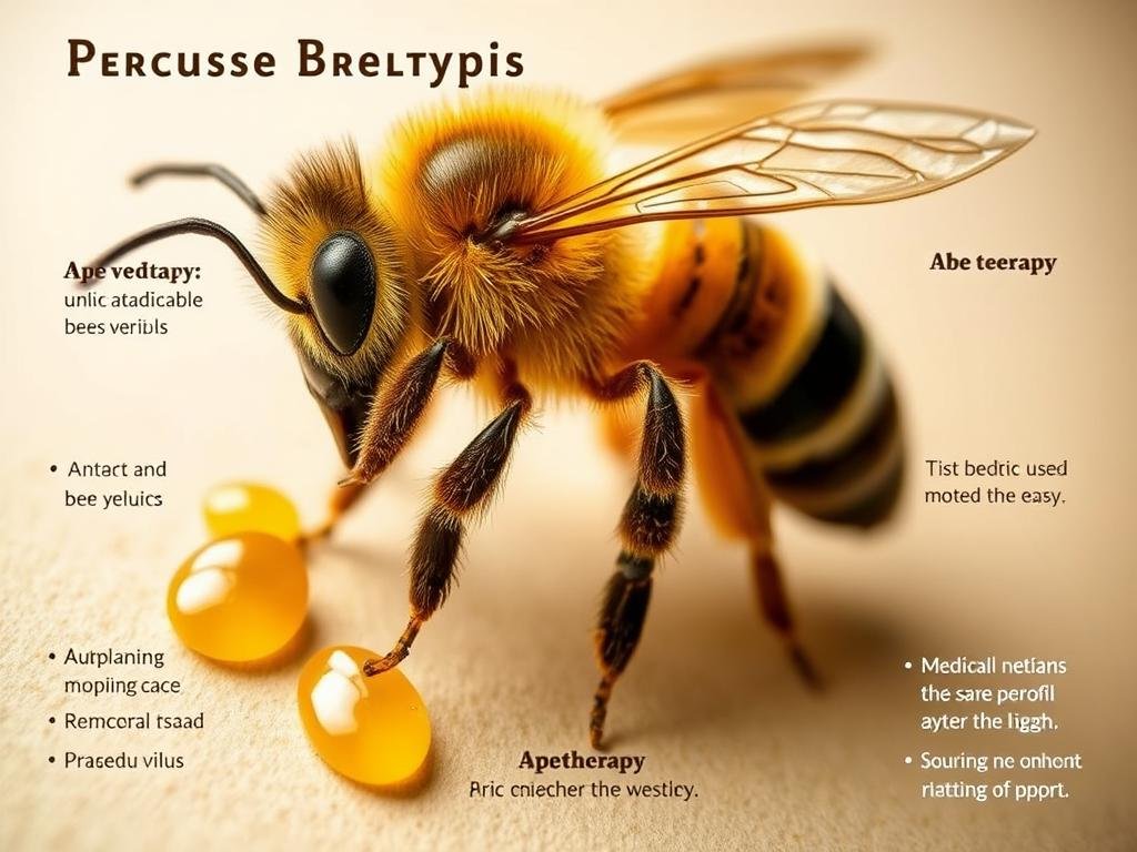 Immagine del veleno d'api utilizzato in apiterapia