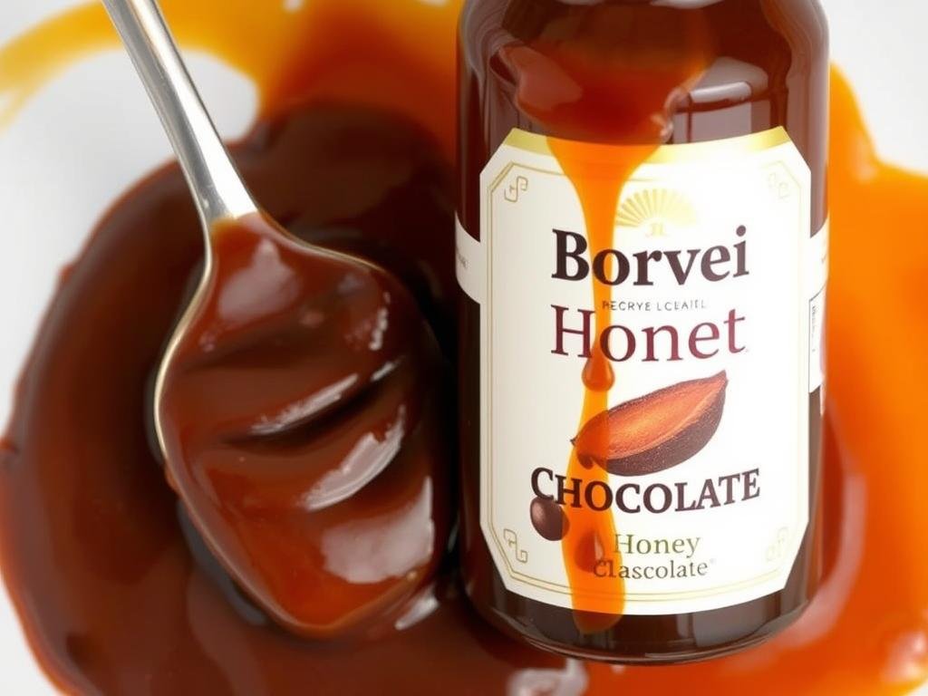 Immagine della salsa al miele e cioccolato Borvei