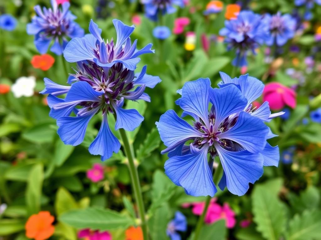 Immagine di Borragine con fiori blu