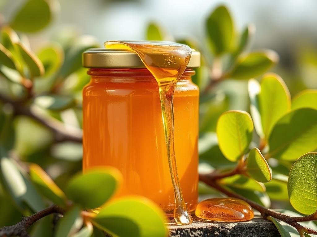 Immagine di miele di eucalipto Immagine di miele di eucalipto