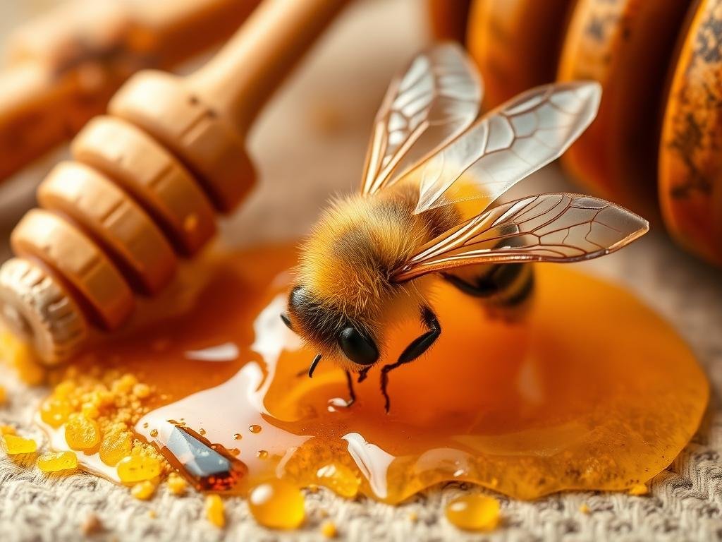 Immagine di miele e polline