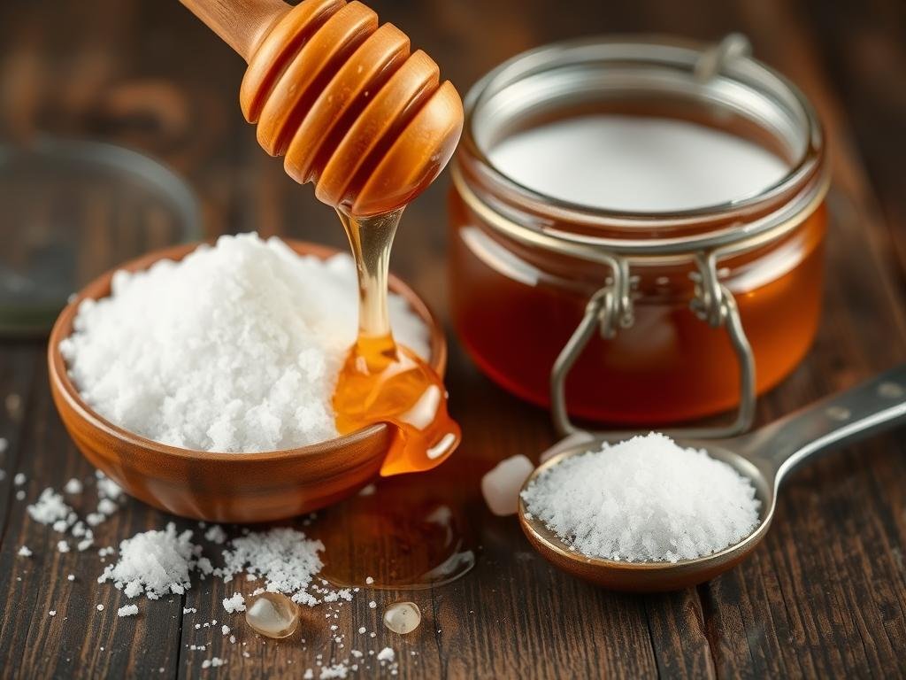 Immagine di miele utilizzato come sostituto dello zucchero