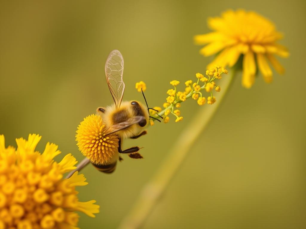 Immagine di polline d'ape fresco e nutriente Immagine di polline d'ape fresco e nutriente