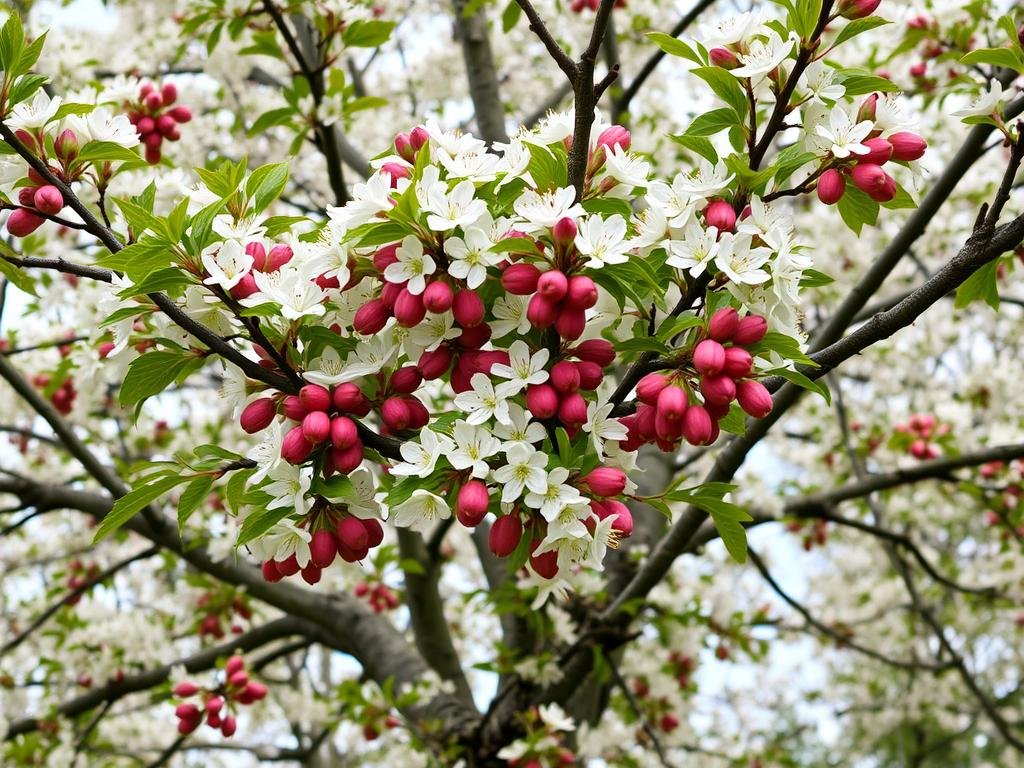 Immagine di un castagno in fiore