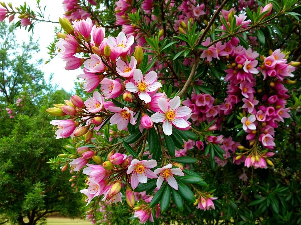 Immagine di un eucalipto in fiore