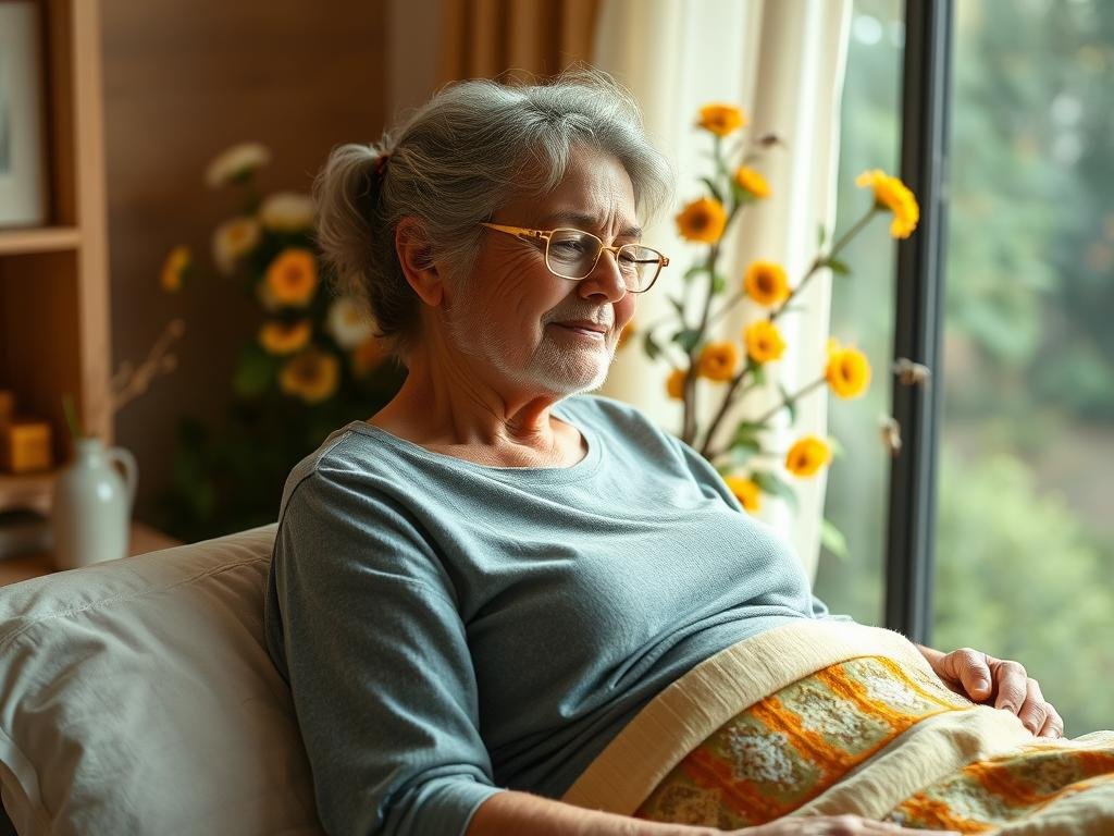 Immagine di un paziente con artrite reumatoide che riceve apiterapia