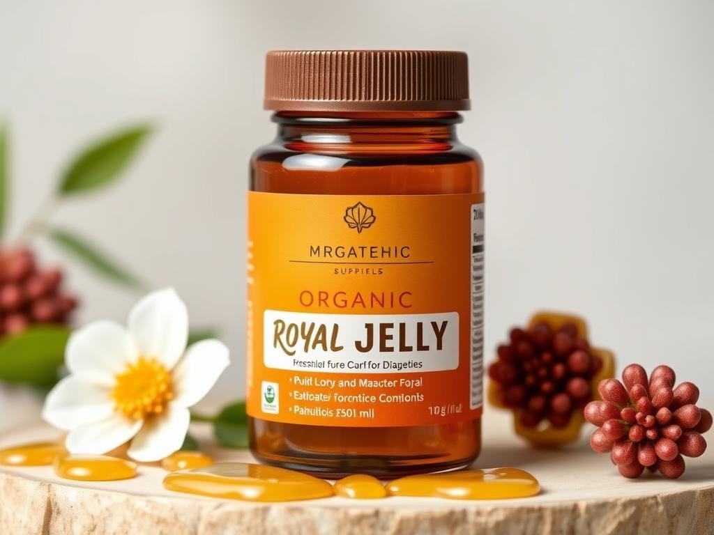 Immagine di un prodotto a base di pappa reale biologica per diabetici