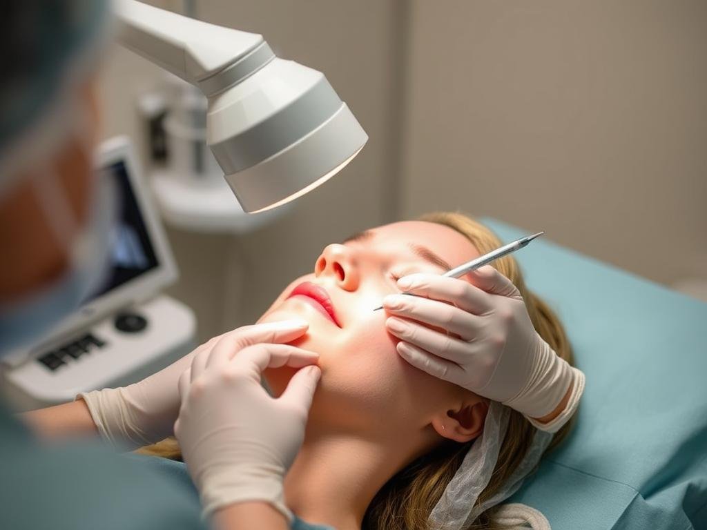 Immagine di un trattamento di apicosmesi Immagine di un trattamento di apicosmesi