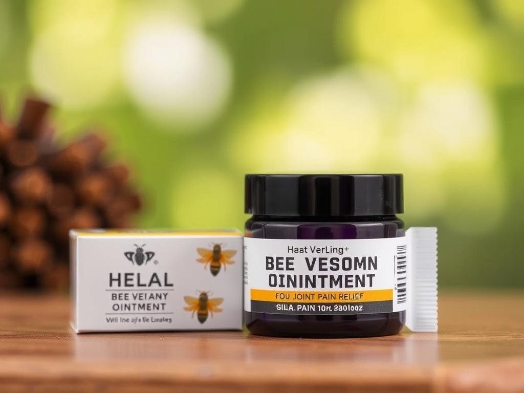 Immagine di un unguento al veleno d'api per dolori articolari