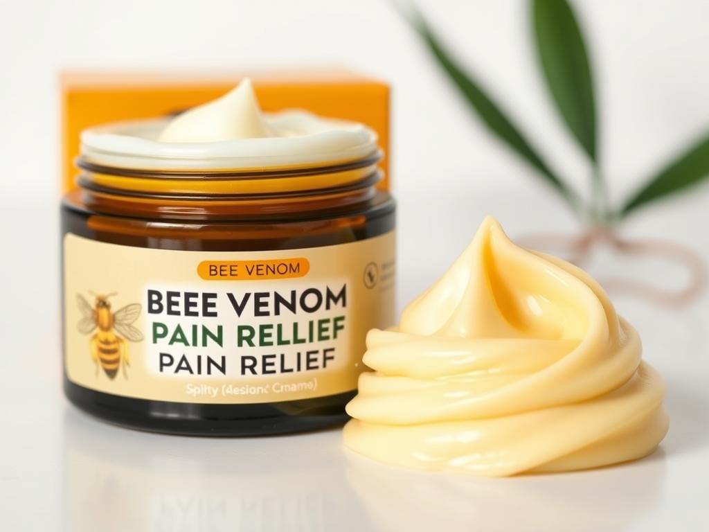Immagine di una crema al veleno d'api antidolorifico