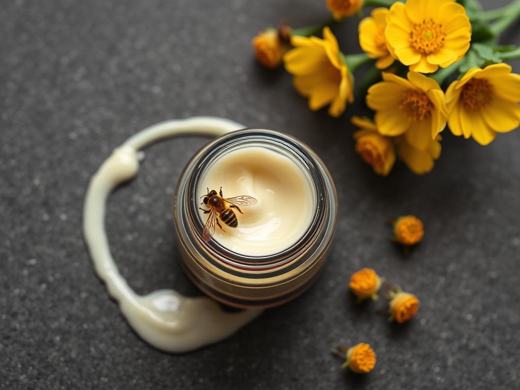 Immagine di una crema al veleno d'api per il viso Immagine di una crema al veleno d'api per il viso