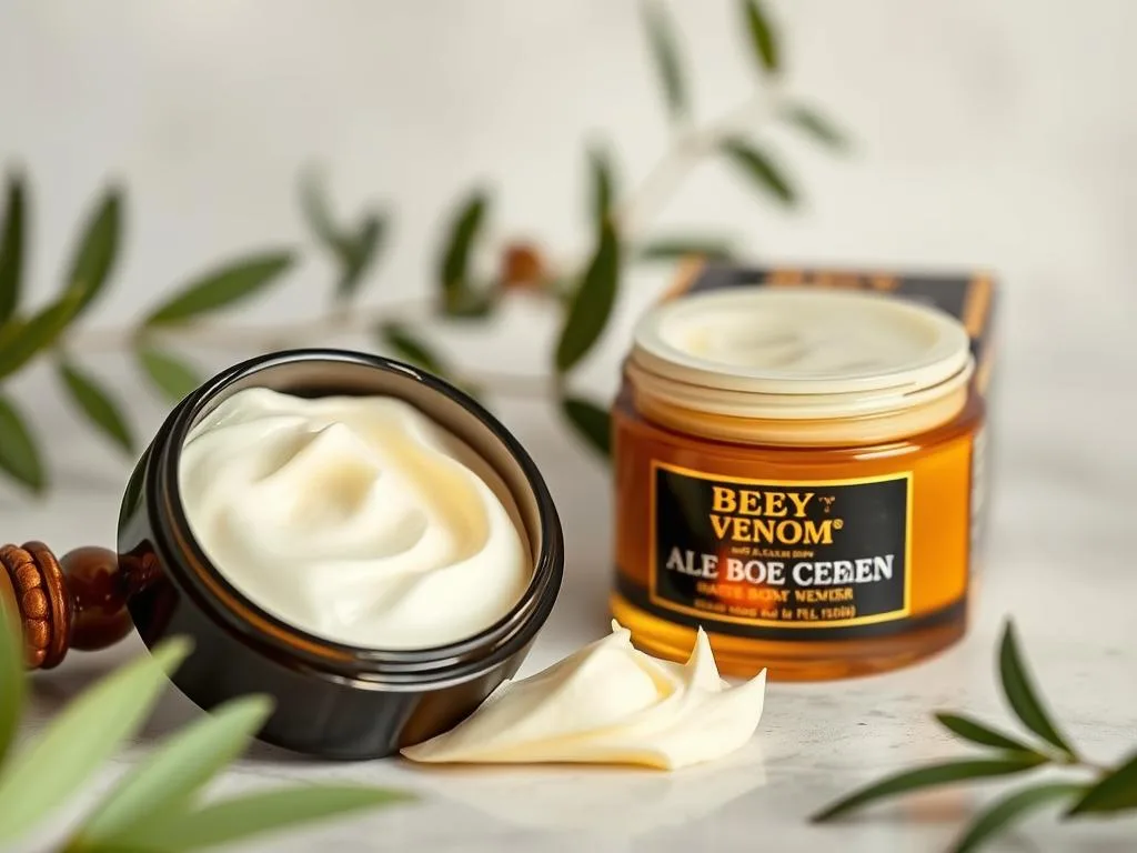 Immagine di una crema corpo al veleno d'api
