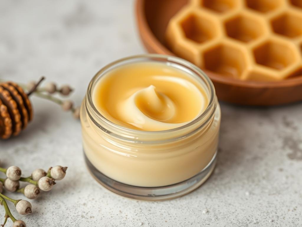Immagine di una crema idratante a base di cera d'api