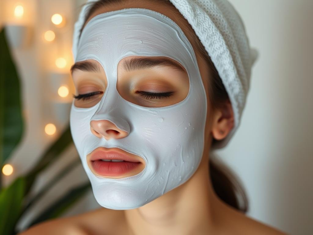 Immagine di una maschera notturna idratante per il viso