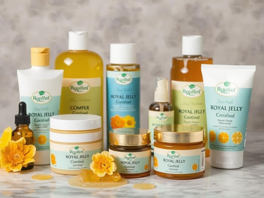 Immagine di una selezione di prodotti a base di pappa reale