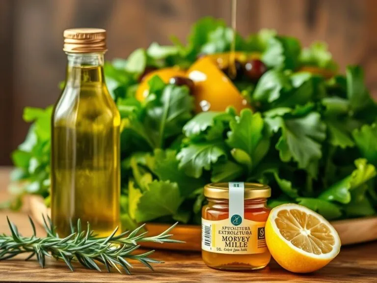 Olio, Limone e Miele: Il Condimento Naturale per Insalate e Verdure Grigliate