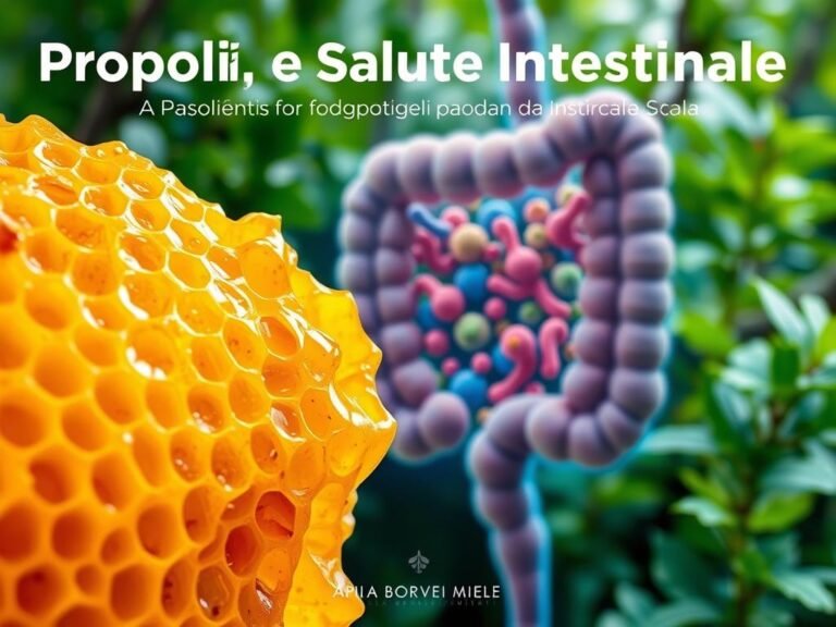 Propoli e Salute Intestinale: Può Migliorare la Flora Batterica? 1 Propoli e Salute Intestinale: Può Migliorare la Flora Batterica?