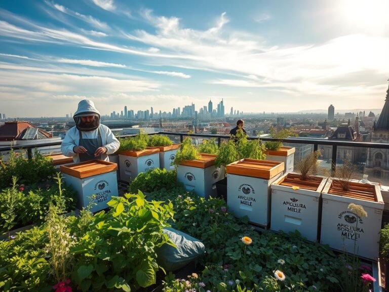 8. Apicoltura Urbana e Riduzione dell’Impronta Ecologica: Un Modello Sostenibile 12 8. Apicoltura Urbana e Riduzione dell’Impronta Ecologica: Un Modello Sostenibile