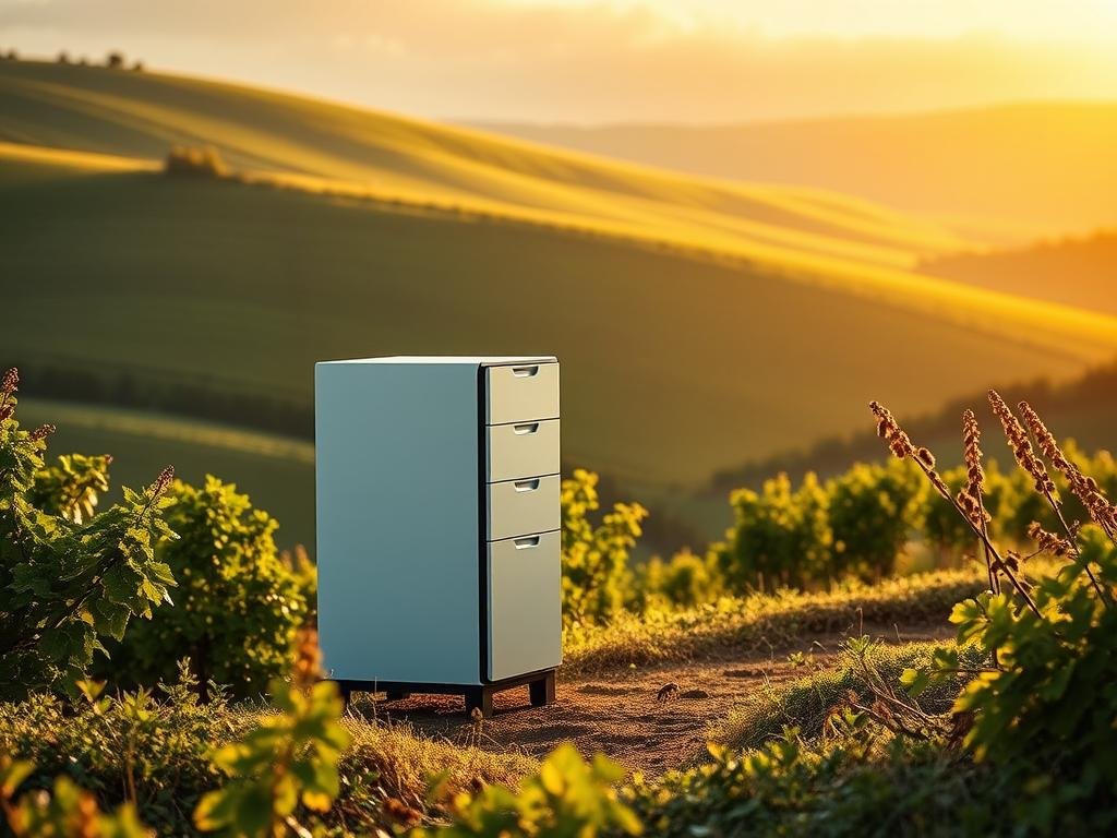 A striking image of the Apicoltura brand's modern beekeeping API, showcasing the latest advancements in sustainable and secure apiculture. Set against a backdrop of lush, verdant Italian countryside, the API's sleek, minimalist design stands out, hinting at the innovative technology powering it. Soft, warm lighting illuminates the scene, creating a sense of harmony and balance. The image captures the API's integration with the natural world, reflecting the challenges and opportunities of modern beekeeping. The API is positioned prominently in the foreground, with the rolling hills and vibrant greenery of the Italian landscape providing a serene, contemplative setting.