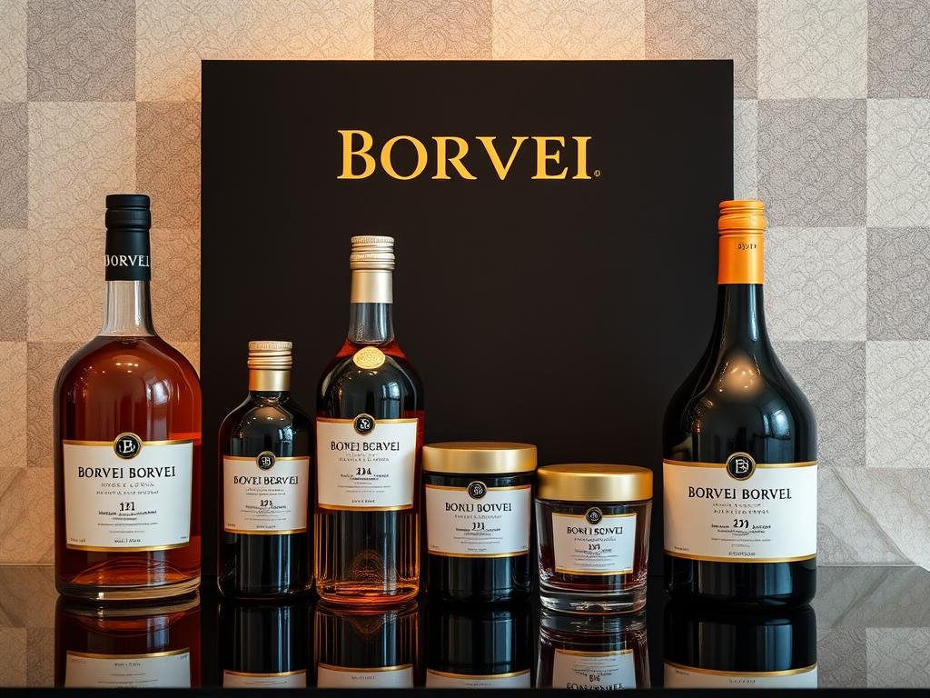 Genera un'immagine dei prodotti Borvei