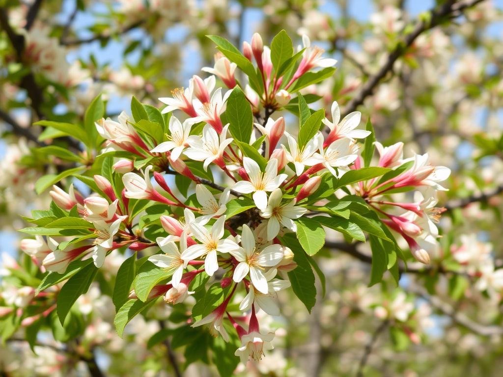 Genera un'immagine del Castagno in fiore