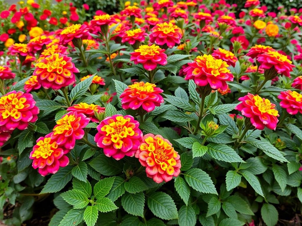 Genera un'immagine di Lantana in fiore
