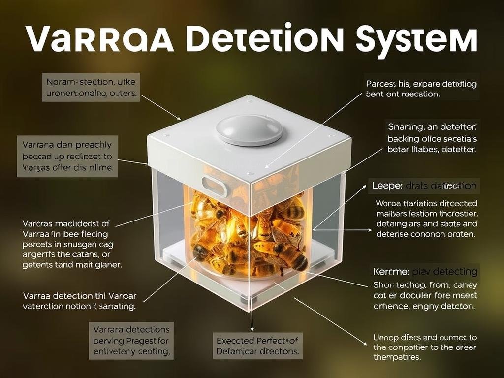 Generazione di un'immagine che rappresenta un sistema di rilevamento della Varroa