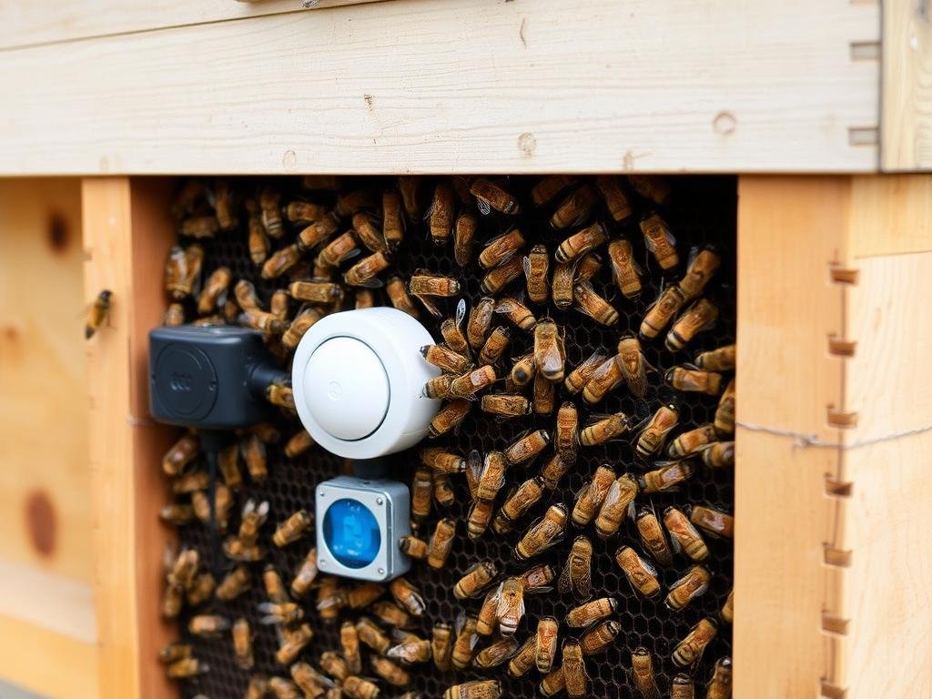 Generazione di un'immagine che rappresenti un alveare con sensori di monitoraggio