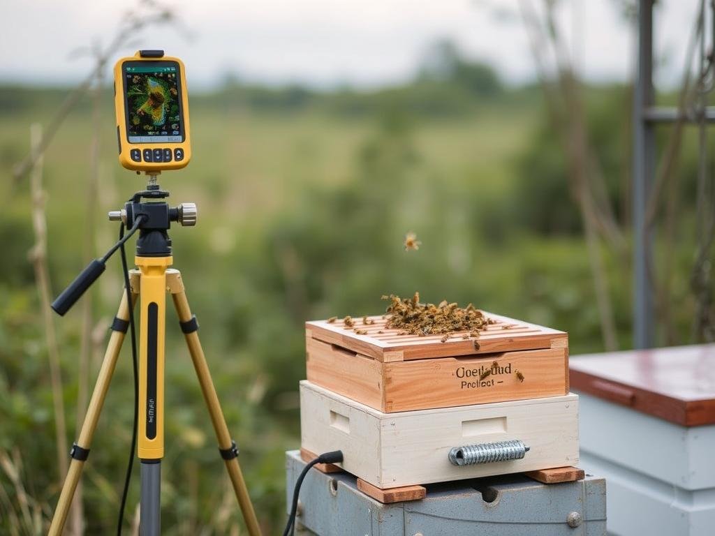 Generazione di un'immagine di una bilancia per alveari collegata a un sistema GPS Generazione di un'immagine di una bilancia per alveari collegata a un sistema GPS