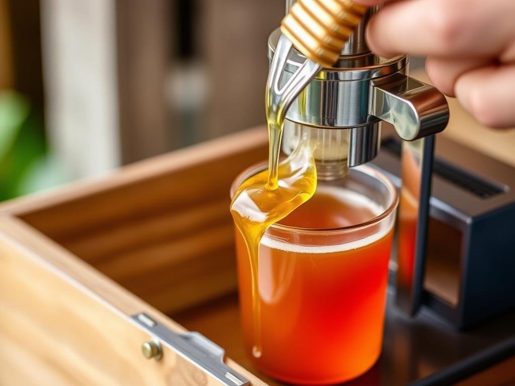 Generazione di un'immagine di una dosatrice volumetrica per miele in azione