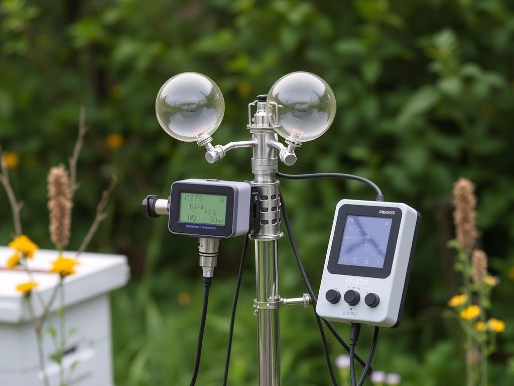 Generazione di un'immagine di una stazione meteorologica integrata con un sistema GPS per apiari Generazione di un'immagine di una stazione meteorologica integrata con un sistema GPS per apiari