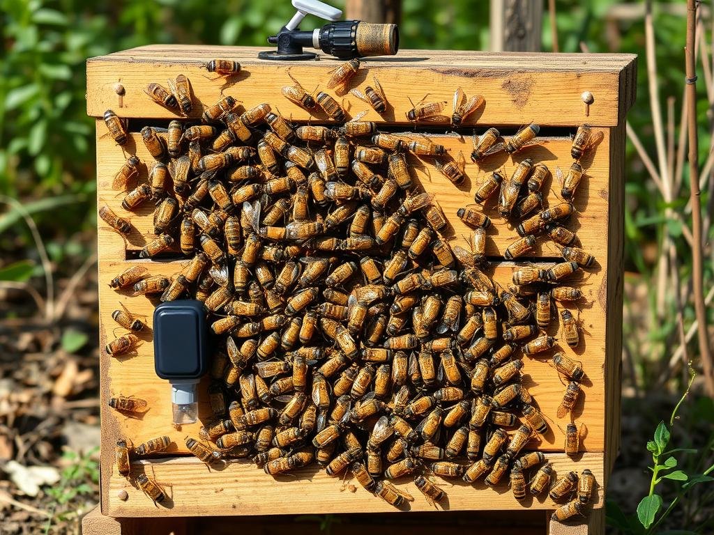 Generazione di un'immagine di un'arnia smart con sensori IoT