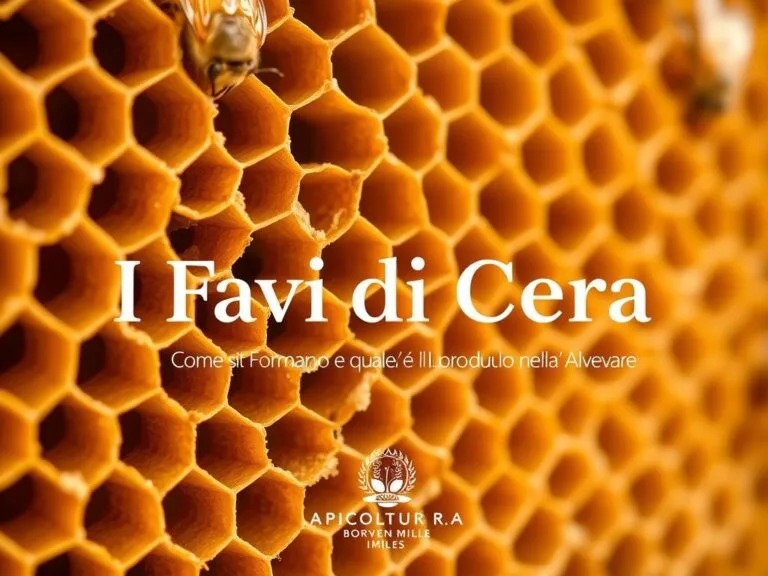 I Favi di Cera: Come si Formano e Quale è il Loro Ruolo nell’Alveare