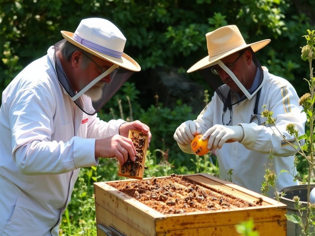 Immagina di apprendere le tecniche di apicoltura da un esperto