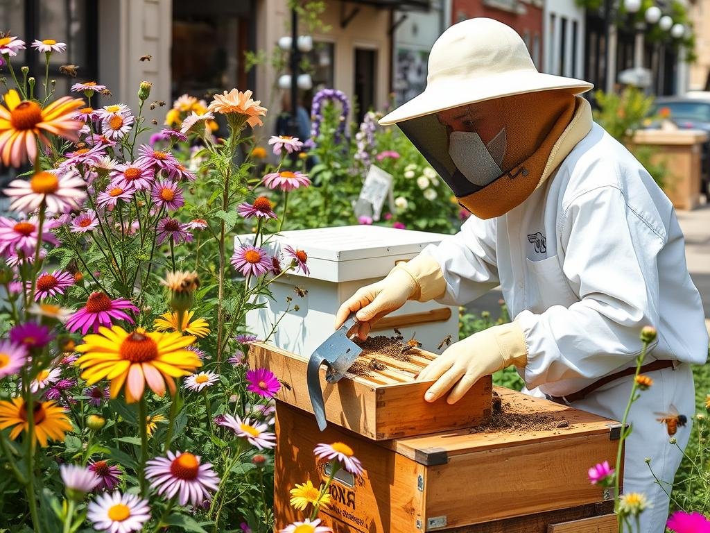 Immagina di iniziare la tua avventura nell'apicoltura urbana con le attrezzature giuste.