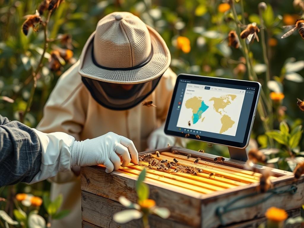 Immagina una piattaforma di gestione remota per apiari intuitiva e completa