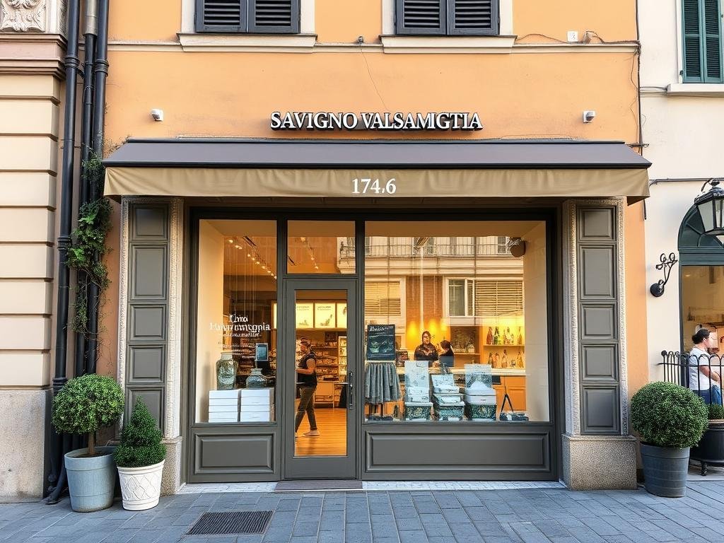 Immagina un'immagine della facciata del punto vendita a Savigno Valsamoggia