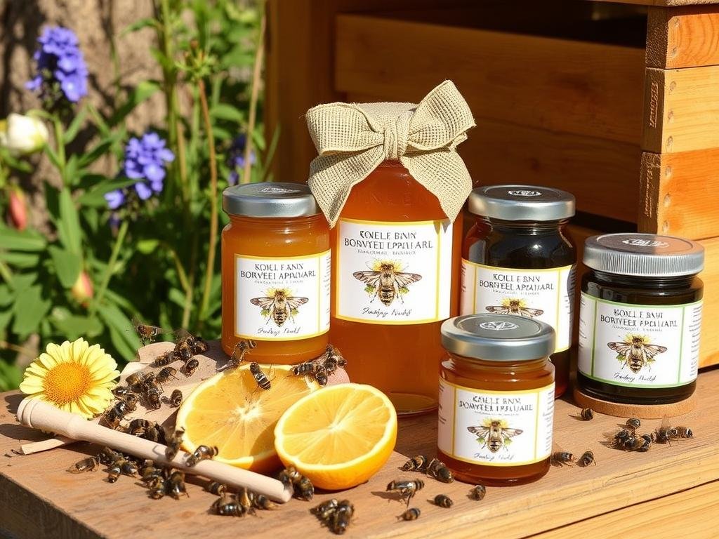 Immagine dei prodotti dell'alveare di Borvei