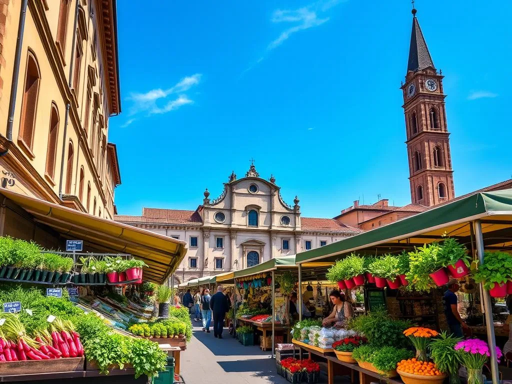 Immagine del Mercato delle Erbe a Bologna