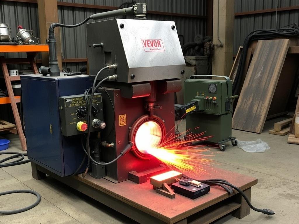 Immagine del VEVOR Smelatore Elettrico 4/8 in azione Immagine del VEVOR Smelatore Elettrico 4/8 in azione