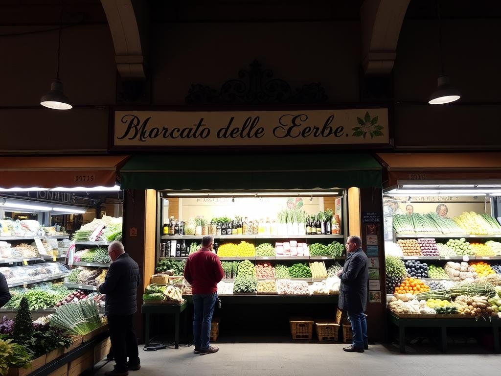 Immagine del negozio principale nel Mercato delle Erbe a Bologna