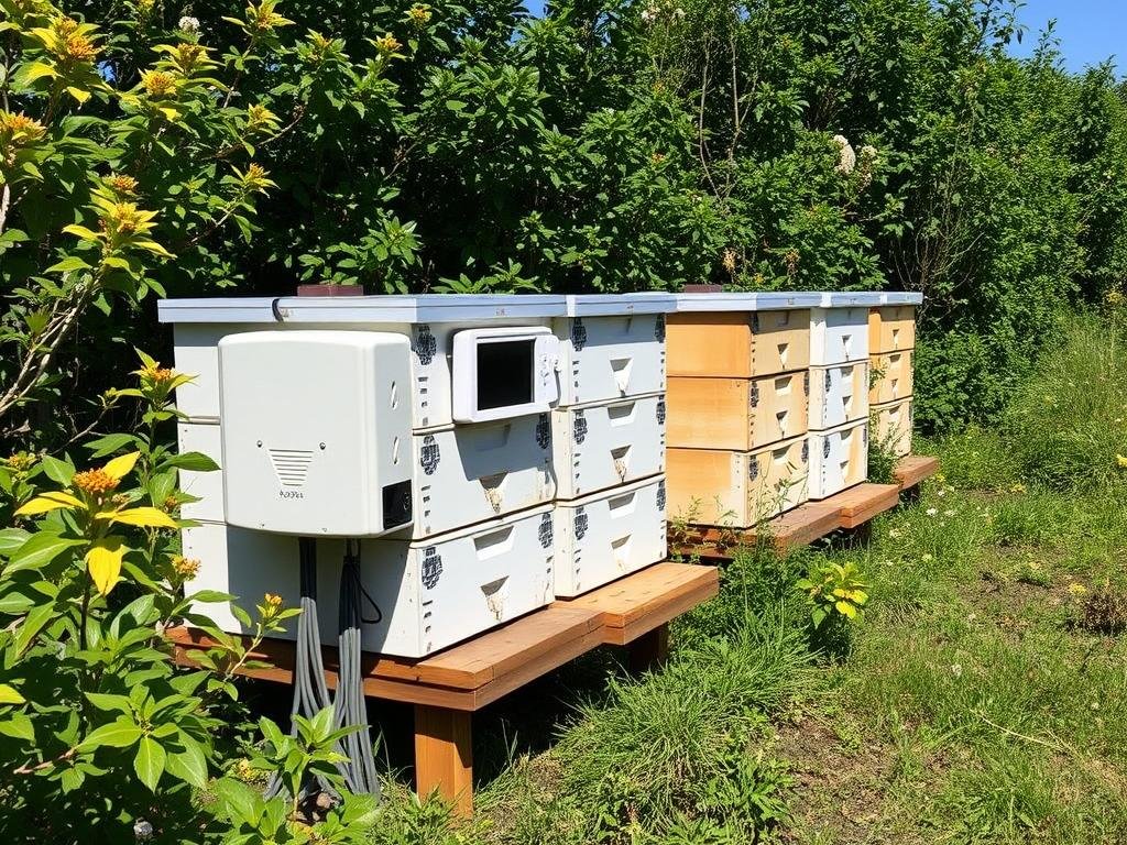 Immagine del sistema di monitoraggio Borvei per alveari