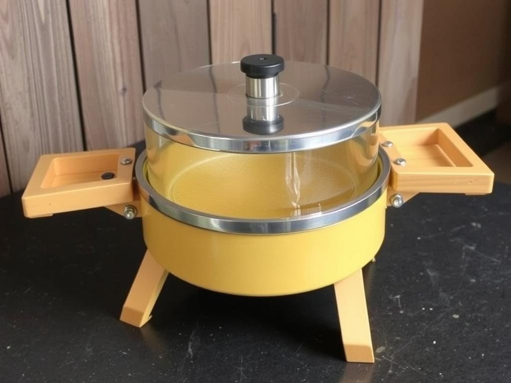 Immagine dell'Estrattore di Miele Elettrico a 3 Telai Immagine dell'Estrattore di Miele Elettrico a 3 Telai